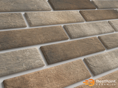 Термопанели на пенополистероле с клинкером Loft Brick Pepper #BestPoint Фасадные ППС термопанели с клинкерной плиткой BestPoint