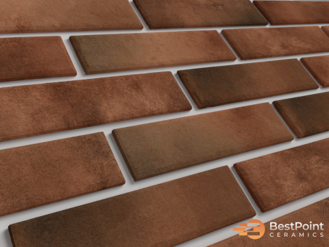 Термопанели на пенополистероле с клинкером BestPoint Retro Brick Chili  #BestPoint Фасадные ППС термопанели с клинкерной плиткой BestPoint