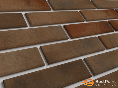 Термопанели на пенополистероле с клинкером Retro Brick Cardamon#BestPoint Фасадные ППС термопанели с клинкерной плиткой BestPoint