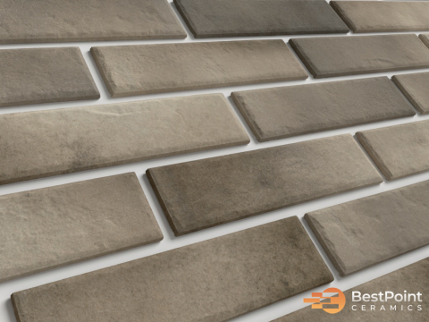 Термопанели на пенополистероле с клинкером Retro Brick Pepper  #BestPoint Фасадные ППС термопанели с клинкерной плиткой BestPoint